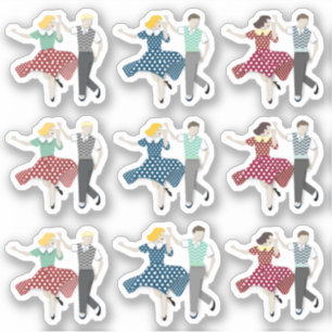 Sticker Danse à voile