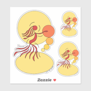 Sticker Danseur Abstrait