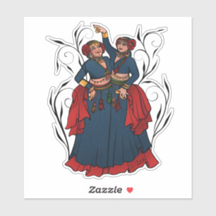 Sticker Danseurs de ventre tribaux de l'ATS