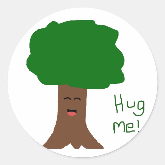 Sticker d'arbre Hug Me (Devant)