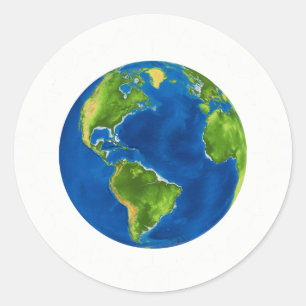 Sticker d'arbre Jesse Globe ordinaire
