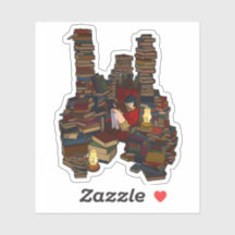 Dark Academia Red Brown Illustration Girl Livres