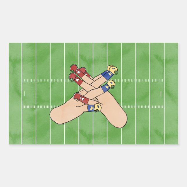 Sticker d'art ASL de football (Devant)
