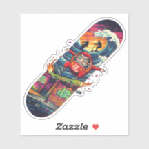 Daruma Skateboard – Japanese Ukiyo-e Street Art