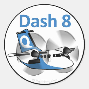 Sticker Dash 8 (Factory Livery)