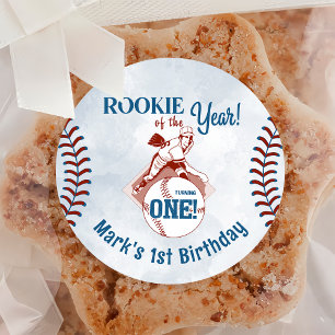 Sticker de base-ball 1er anniversaire de la recrue