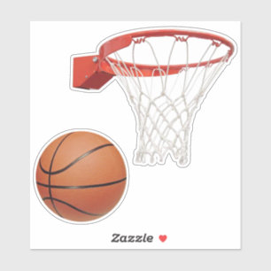 Sticker de basket-ball et de hoop