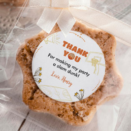 Sticker de basket Étiquette Baby shower d'annivers