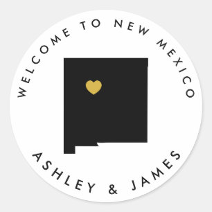 Sticker de bienvenue pour Mariage du Nouveau-Mexiq
