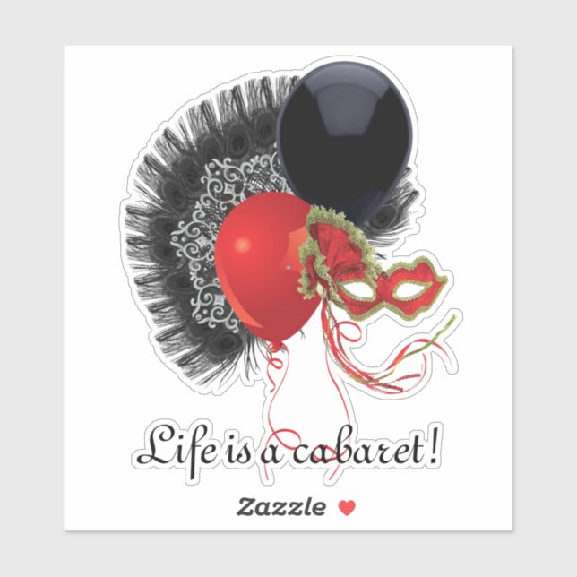 Sticker de cabaret (Feuille)