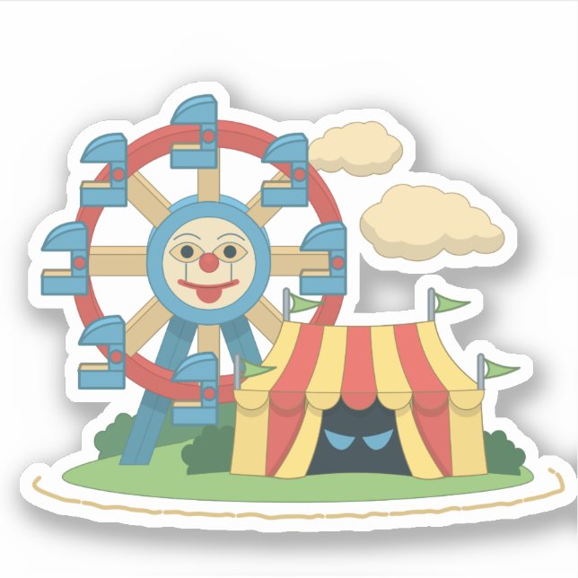 Sticker de carnaval de Poptropica Monster (Devant)