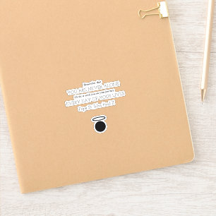 Sticker de citation du pape Jean-Paul II