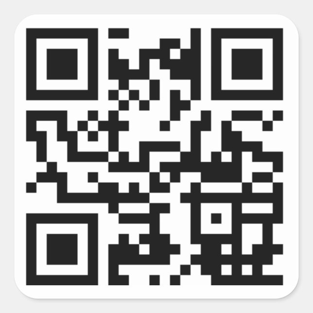 Sticker de code QR (Devant)