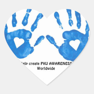 Sticker de coeur PKU