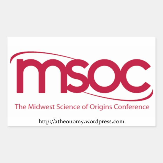 Sticker de conférence de la Science des origines d (Devant)