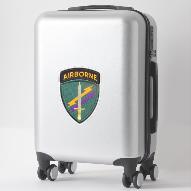 Sticker de contour de l'armée des affaires civiles (Sur valise)