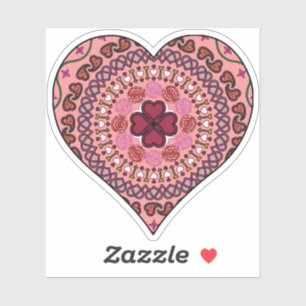 Sticker de contour du coeur