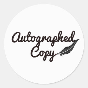 Sticker de copie autographié