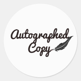Sticker de copie autographié