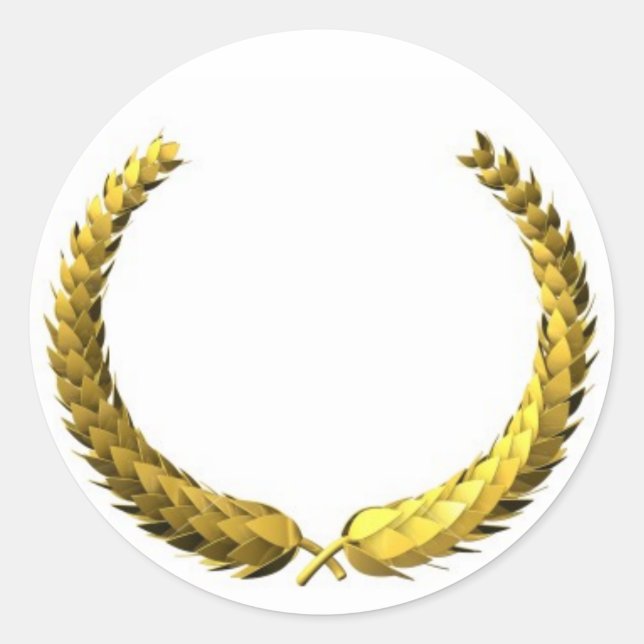 Sticker de couronne Gold Laurel (Devant)