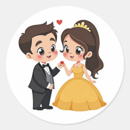 Sticker de danse romantique