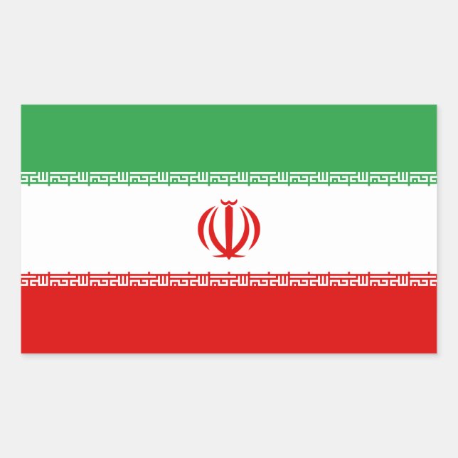 Sticker de décal du drapeau iranien (Devant)