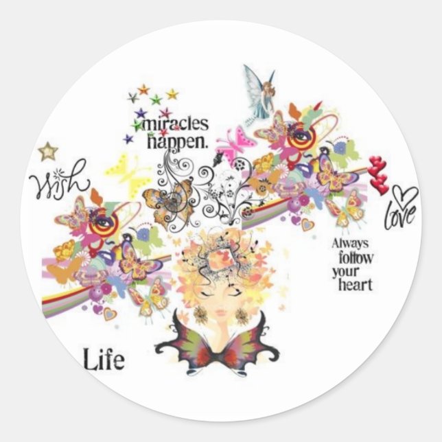 Sticker de déesse LOVE (Devant)