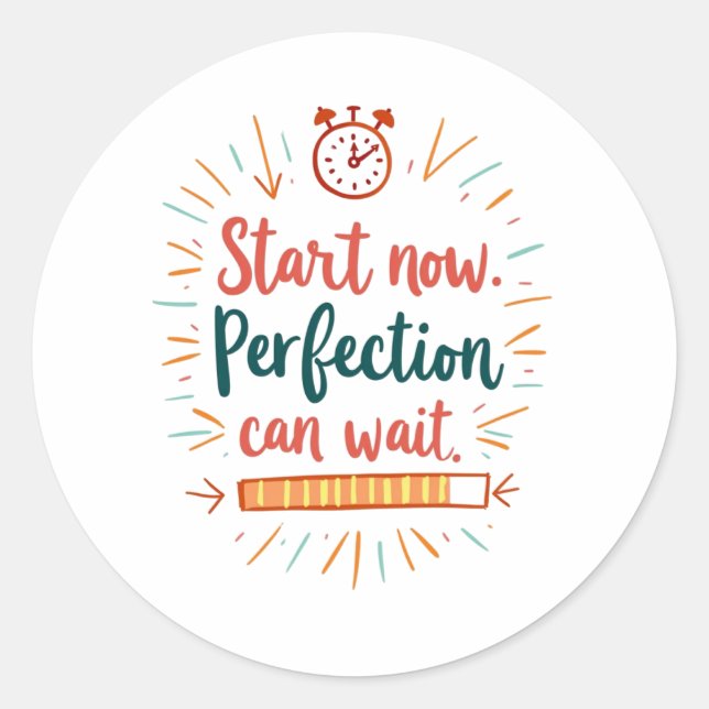 Sticker de devis motivationnel (Devant)