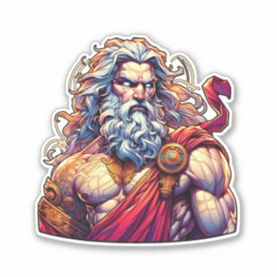 Sticker de Dieu grec Zeus