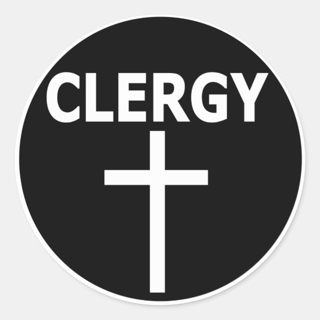 Sticker de fenêtre de clergé (Devant)