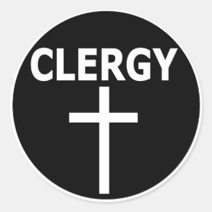 Sticker de fenêtre de clergé