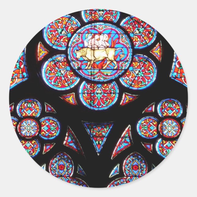 Sticker de fenêtre en verre tendu (Devant)