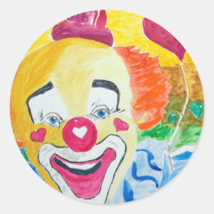 Sticker de fête clown