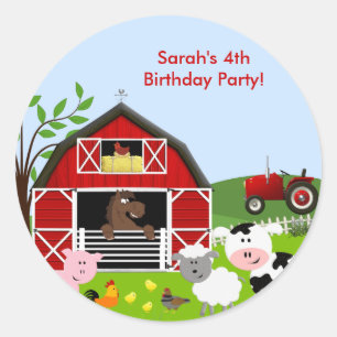 Sticker de fête d'anniversaire pour animaux de fer