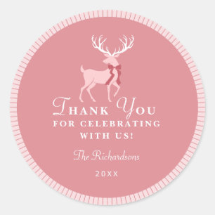 Sticker de fête de Noël personnalisé
