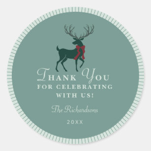 Sticker de fête de Noël personnalisé