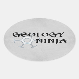 Sticker de géologie Ninja