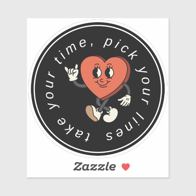 Sticker de golf de disque (Feuille)