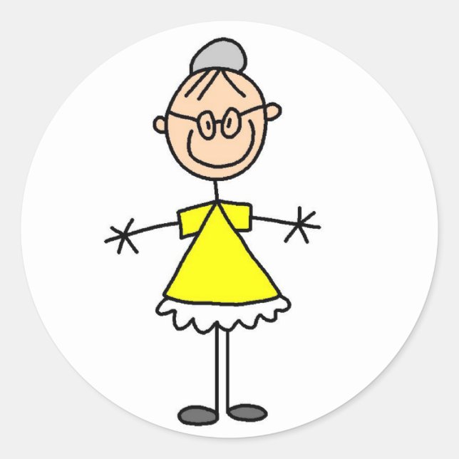 Sticker de grand-mère (Devant)