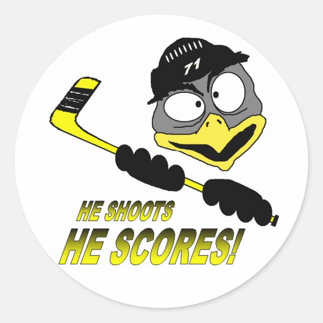 Sticker de hockey Penguin (Devant)
