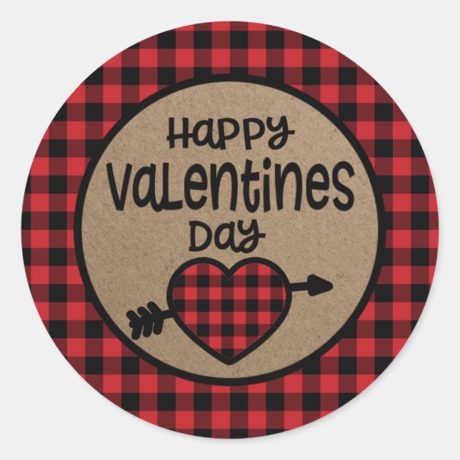 Sticker de jour pour les valentines de Buffalo (Devant)