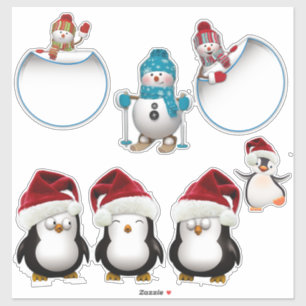 Sticker de la collection de Noël