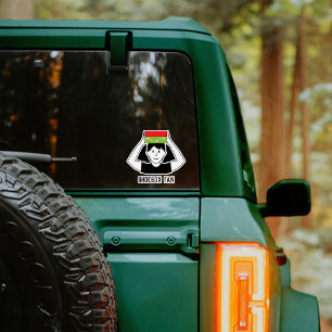 Sticker de la fenêtre de voiture en vinyle de la f