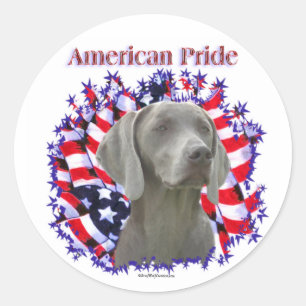 Sticker de la fierté Weimeraner