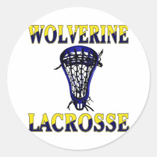 Sticker de la Mascotte de crosse Wolverinies