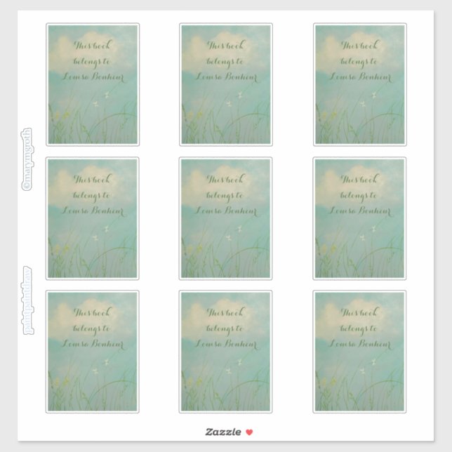 Sticker de la plaque d'immatriculation 'Kansas' (Feuille)