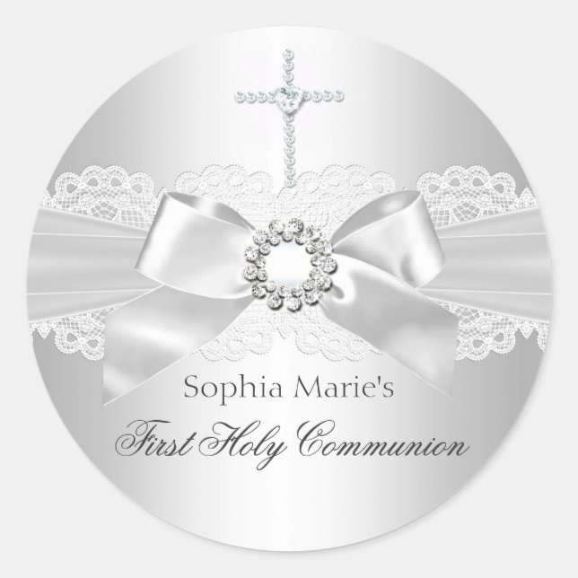 Sticker de la première sainte communion de la boît (Devant)