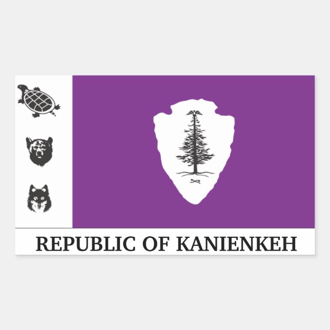 Sticker de la République de Kanienkeh (nation moha (Devant)