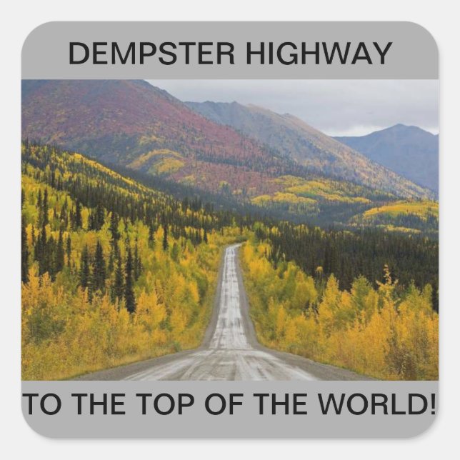 STICKER DE LA ROUTE DEMPSTER (Devant)
