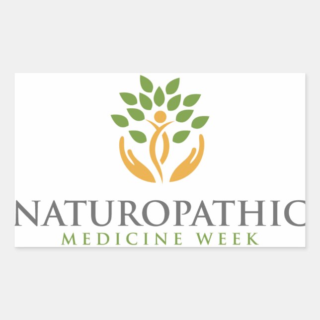 Sticker de la Semaine de la médecine naturopathiqu (Devant)